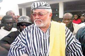 The late formal President Jerry John Rawlings