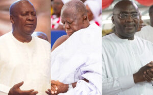 President Mahama, Otumfuo and Dr Bawumia attended church during the festive season