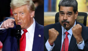 Trump and Nicolas Maduro